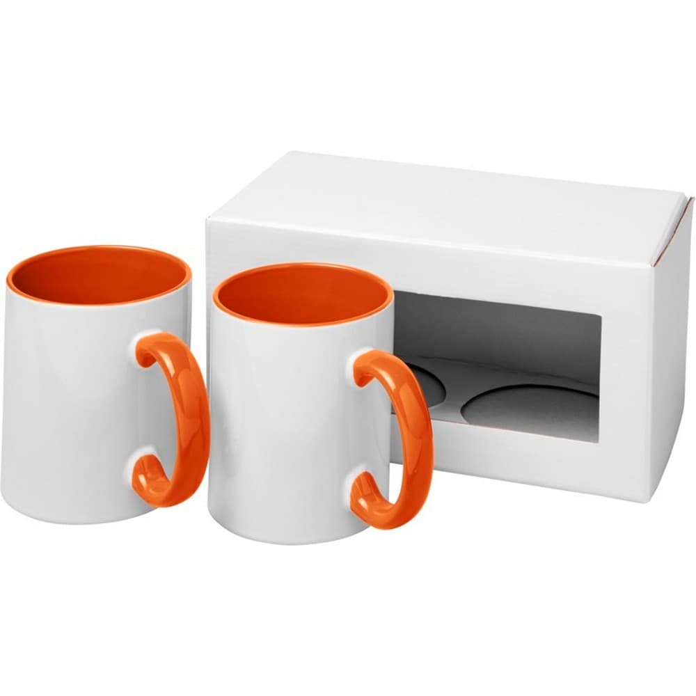 Bullet Ceramic Sublimation Mug Gift Set (Pack Of 2)