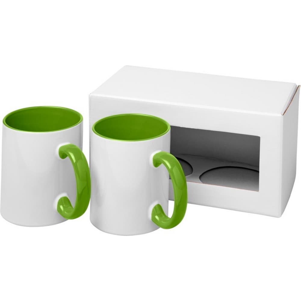 Bullet Ceramic Sublimation Mug Gift Set (Pack Of 2)