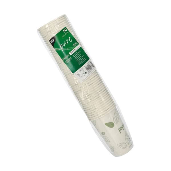Pappersbägare PURE ZeroPlast 30cl 50/fp