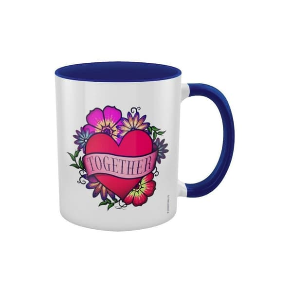 Grindstore Tattoo Love, Together Forever Mug Set (Pack of 2)