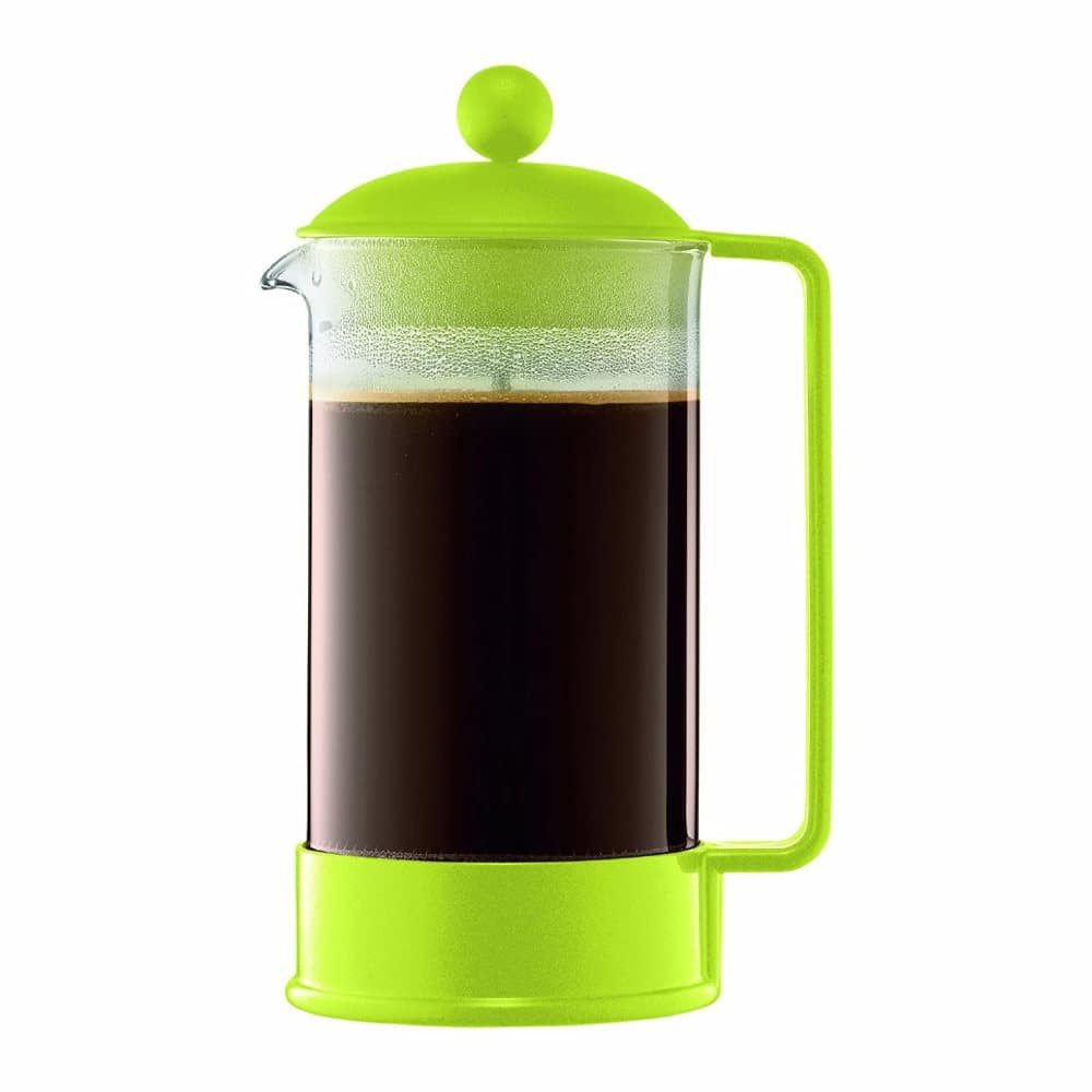 Bodum 1548-565US Brasilien 1-liters 34-ounce fransk presskaffebryggare, gr�n, 34 oz