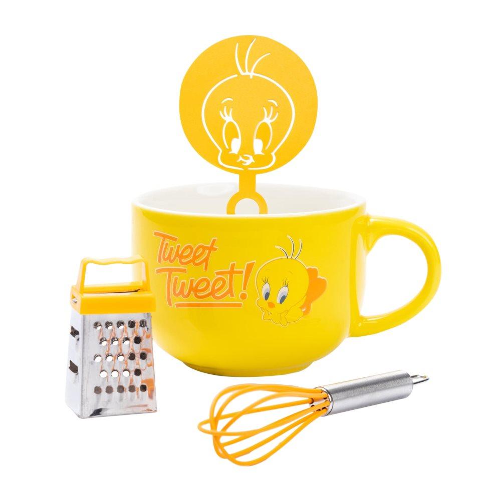 Looney Tunes Tweety Mug och stencil set