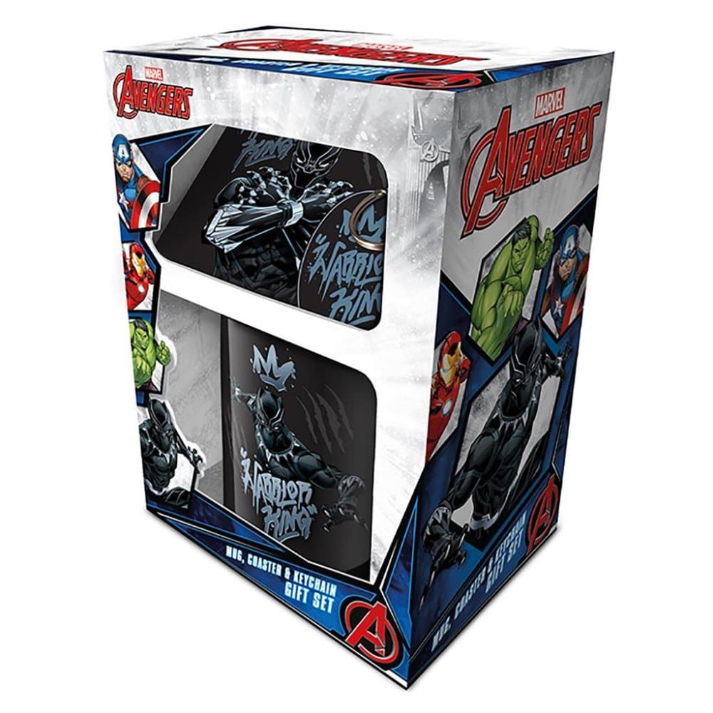 Marvel Avengers Warrior King Black Panther Mug Set
