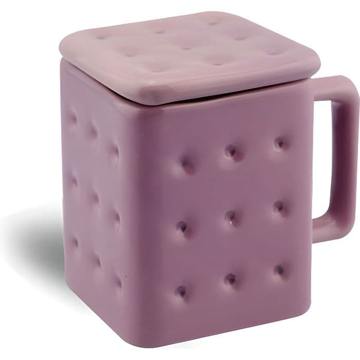 Bägaren med lock i form av en kexkopp värmekänslig termoreaktiv mugg