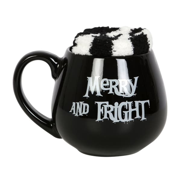 Something Different Merry & Fright Christmas Mug and Sock Set