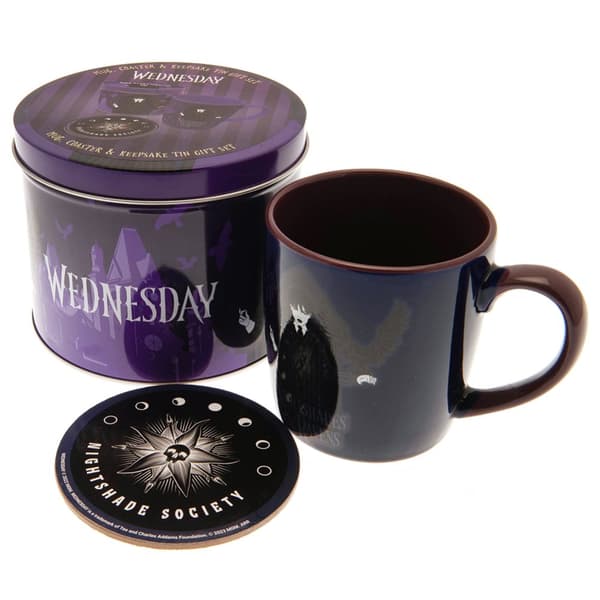 Wednesday Logo Gift Set Purple/Black/White One Size