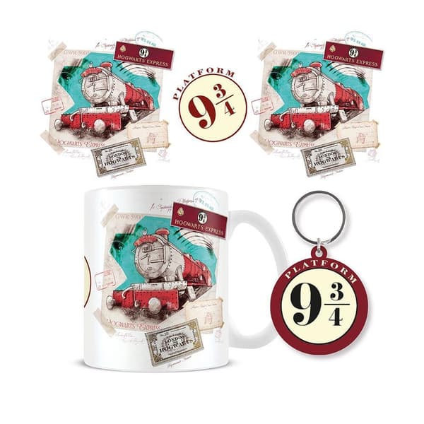 Harry Potter Platform 9 3/4 Mug Set Multicoloured One Size