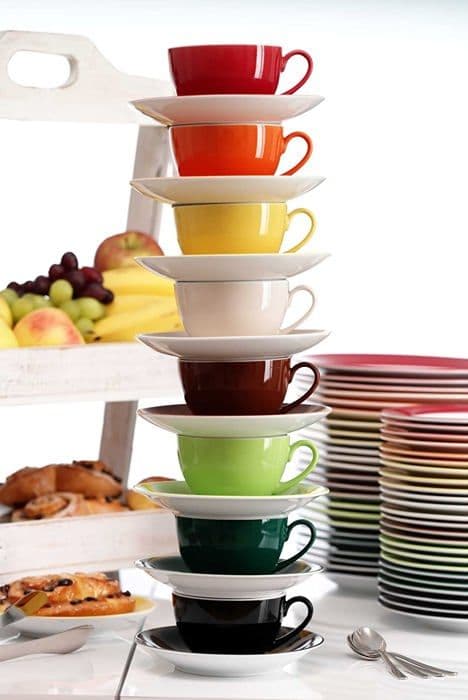 Kaffeservering - servering på Ritzenhoff - brytare - 597219 - Serie Doppio - Grå, 0