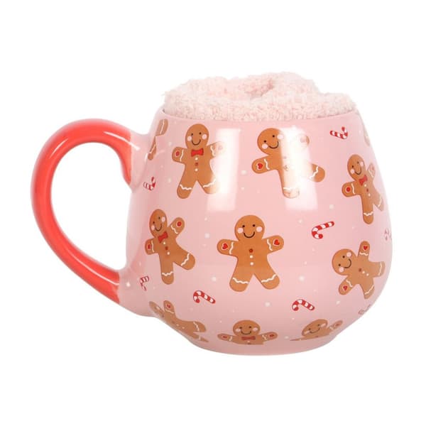 Something Different Gingerbread Man Mug and Sock Set