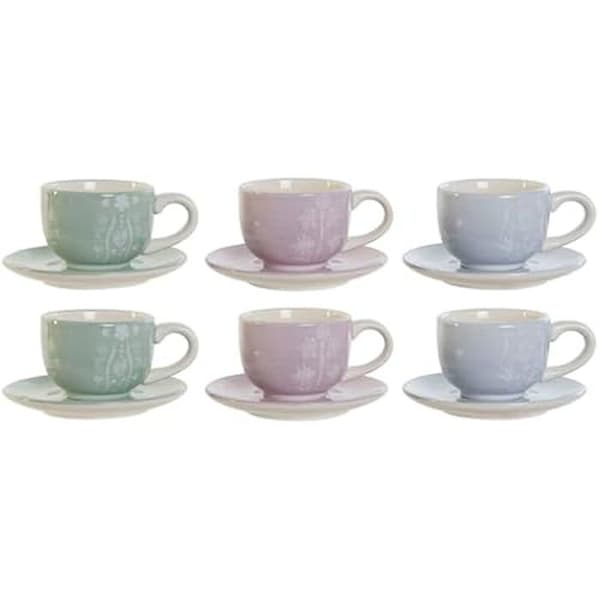 DKD Home Decor Standard kaffekoppsset