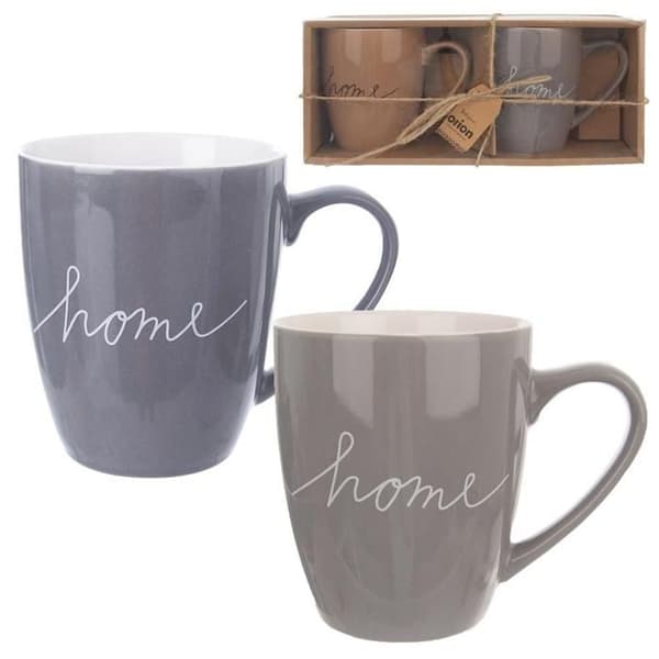 TASSER I PORSLIN, SET MED TASSAR FÖR ATT DRICKA KAFFE, TE OCH ÖRTER 380ML 2PCS.