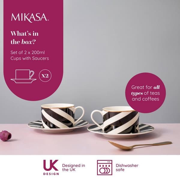 Serva en kaffe - serva en Mikasa - MKLDGEOCUPPK2