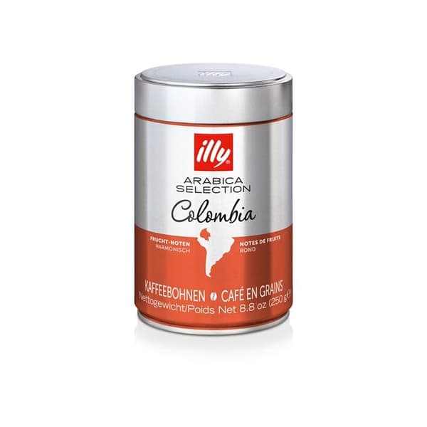 Kaffebönor - Illy - Selection Colombia 7098 - Arabica - Silver - Orange