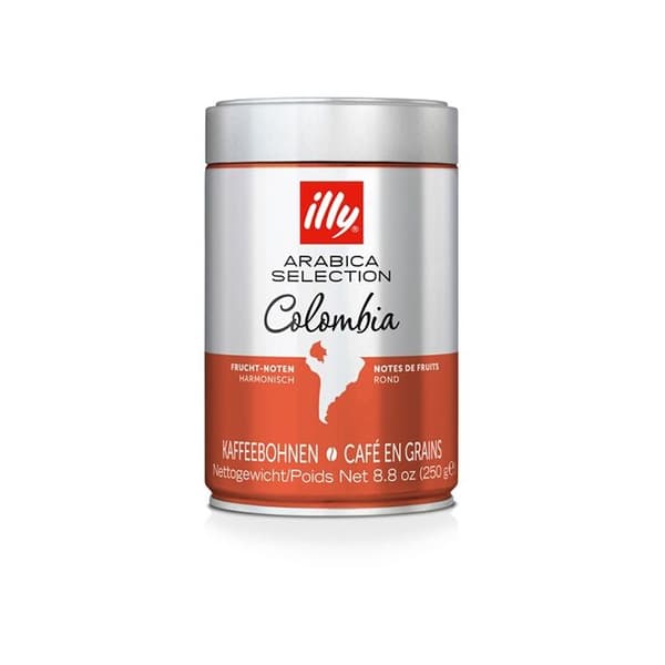 Kaffebönor - Illy - Selection Colombia 7098 - Arabica - Silver - Orange