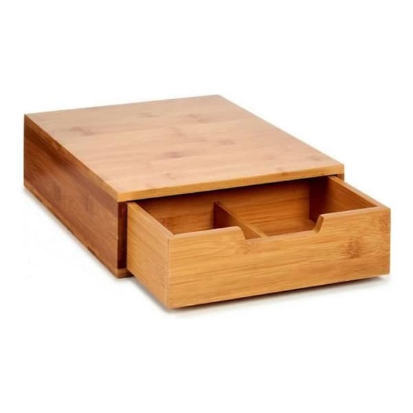 Kaffekapselhållare Bambu kaffebryggare (31 x 10 x 30 cm)