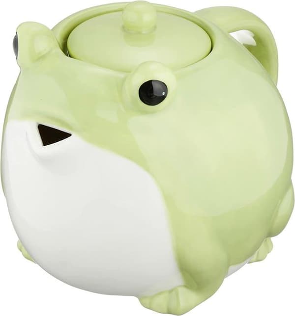 Kaffeservering - servering av solens konst - SAN3293 - San Art Gift Goods Store Tekanna och tekopp i form av en groda