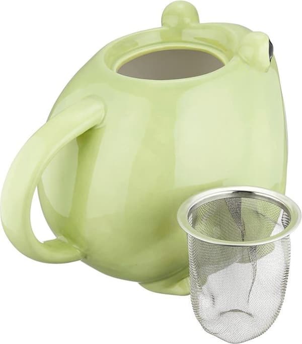 Kaffeservering - servering av solens konst - SAN3293 - San Art Gift Goods Store Tekanna och tekopp i form av en groda