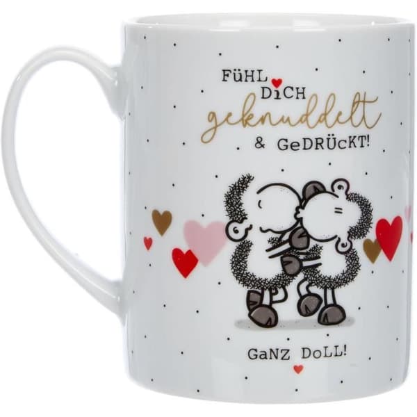 Tasse XL Sheepworld Känn dig kramad