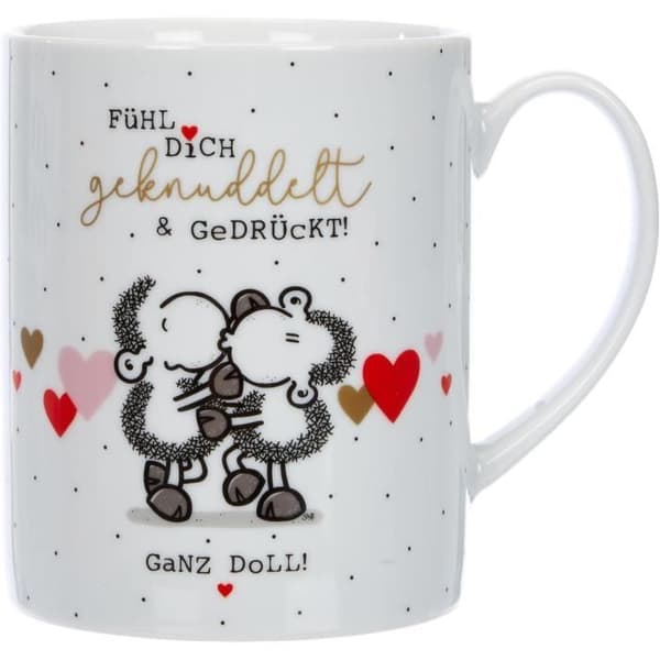 Tasse XL Sheepworld Känn dig kramad
