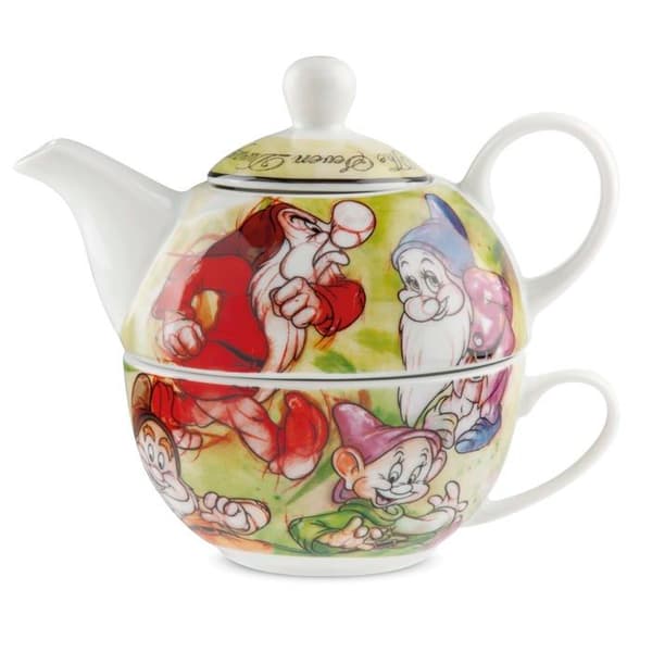 Kaffeservering - teservering Egan - 133007 - Kopp + tekanna 7 Disney-dvärgar ML 470