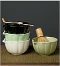 Miniatyrbild 10 av 10: Lollanda Keramiskt Matcha-te, inklusive matchaskål och matchavisp, 5-delars set