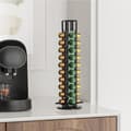 Miniatyrbillede 7 af 10: OBOSOE Kaffe Pod Holder Stand kompatibel med Nespresso Original Pods Carousel Opbevaringsrack Kapsler Arranger til 40 Kapsler
