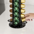 Miniatyrbillede 10 af 10: OBOSOE Kaffe Pod Holder Stand kompatibel med Nespresso Original Pods Carousel Opbevaringsrack Kapsler Arranger til 40 Kapsler