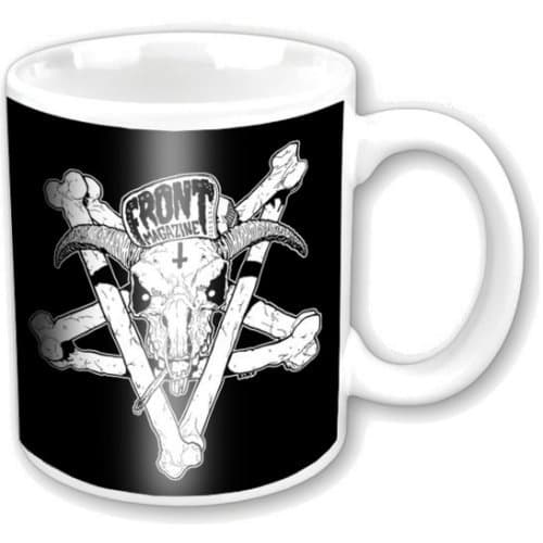 Front Magazine Boxed Standard Mug: Pentagram Black on Black