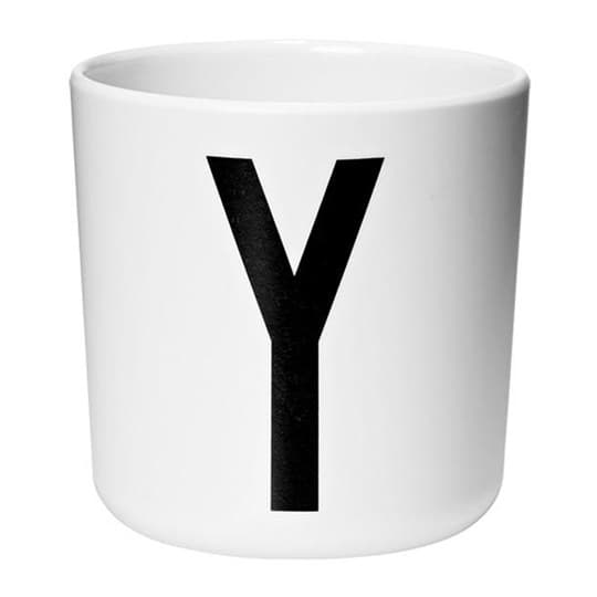 Bokstavsmugg i Melamin, Y - Design Letters