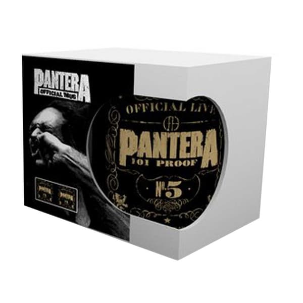 Official Pantera Mug 101 Proof Officially Live Band Logo Boxed 15 x 10 x 9 cm