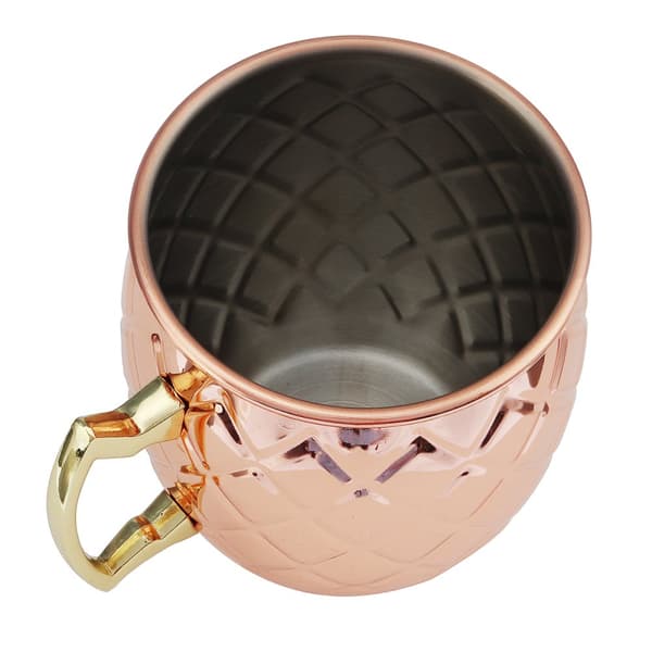 500 ml Ruusukulta Muki Olutkuppi Ruostumaton Teräs Varrettomat Viinilasit Kahvikuppi Cocktail Cup Bar Juomaastiat