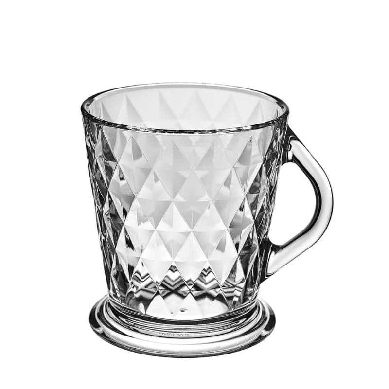 Set med kaffekoppar Akiplast Obidos 6 antal Plast (28 cl)