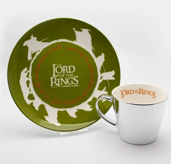 Lord Of The Rings Fellowship Mirror Mug And Plate