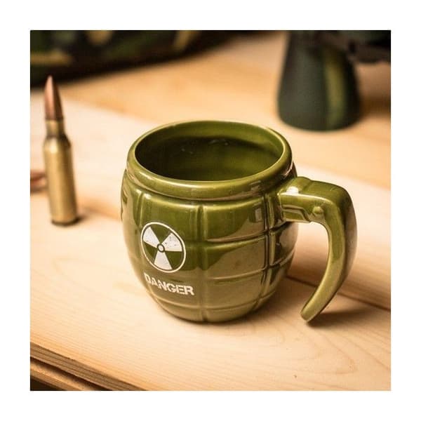 Mugg - Granat - Risktasse - Ergonomisk - 460 ml - Cylindrisk