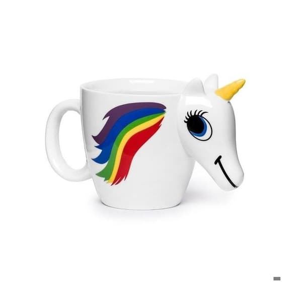 Mug - Enhörning - Termokänslig - Keramik - 19,5x11,5x12,5 cm - För Barn