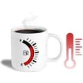 Miniatyrbild 1 av 2: Termisk mugg med en bränslemätare värmekänslig termoreaktiv värmemugg