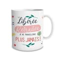 Miniatyrbild 1 av 3: Mugg - Befriad - Pensionerad - Keramik - Humoristisk - Avskedspresent till pensionen