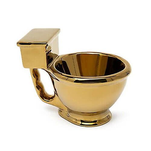 BigMouth kaffemugg (gyllene toalett)