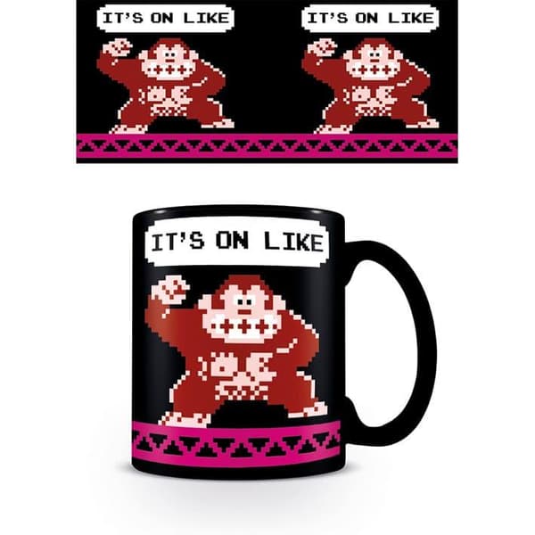 NY! It´s on like Donkey Kong mugg Licensierad kopp Nintendo