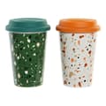 Miniatyrbild 1 av 3: Mugg DKD Home Decor Terrazo Silikon Porslin (400 ml) (4 pcs)