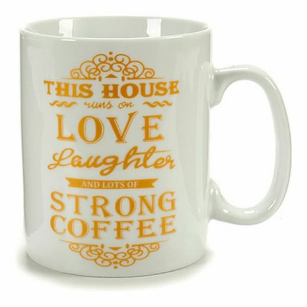 Krus Coffee Porcelæn Gylden Hvid 500 ml 24 enheder