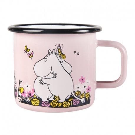 Emaljmugg Mumin Kram 3.7 dl