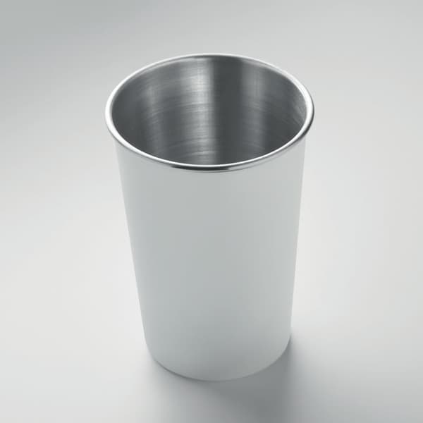Mugg i rostfritt stål - 35cl - Vit