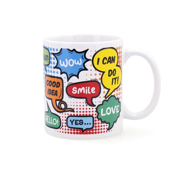 Kuppi Quid Comic Flerfarget Keramikk 330 ml