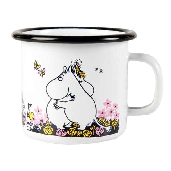 Emaljmugg Mumin Kram 2.5 dl