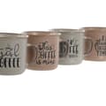 Pikkukuva 3 / 4: 4-osainen mukisetti Home ESPRIT Sininen Pinkki Kivitavara 285 ml 9 x 7 x 8 cm