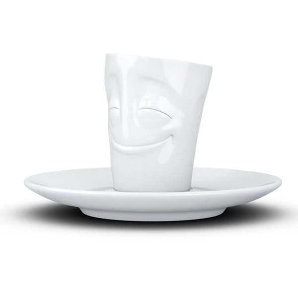 Espresso-kopp - Kassar - Lycklig - Porslin - 80 ml - Tillverkad i Tyskland