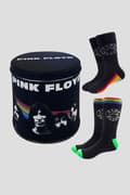 Miniatyrbild 2 av 4: Pink Floyd Gift Set Dark Side Of The Moon 2 x Socks Presentation Tin One Size