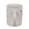 Miniatyrbild 2 av 3: Mugg - Original - Gift till Nygift Par - 300 ml - Stengods - Vit Svart Röd