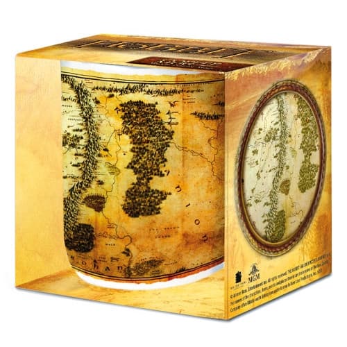 Mugg: Lord Of The Rings - Hobbit - Map - Middle Earth